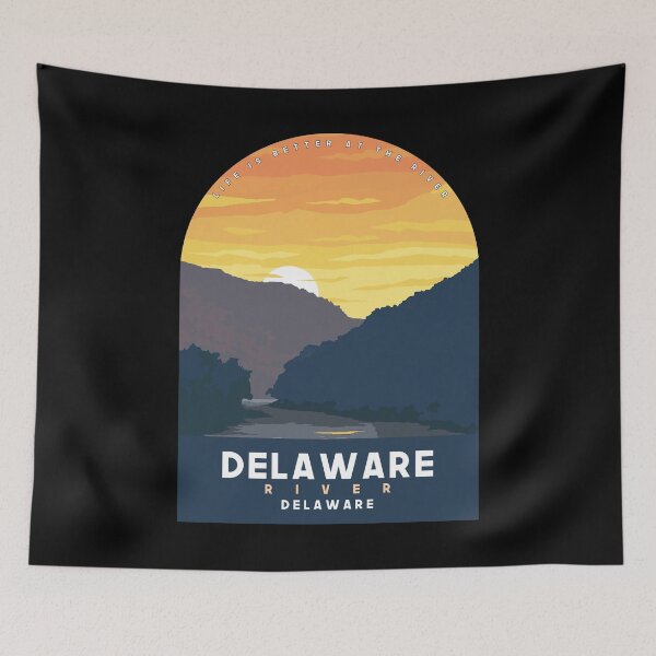 Item preview, Delaware River Delaware Beautiful River designed and sold by Friday NightCo.