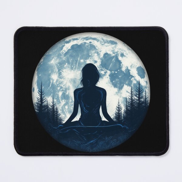 Item preview, Moonlit Meditation designed and sold by LukeAiWalker.