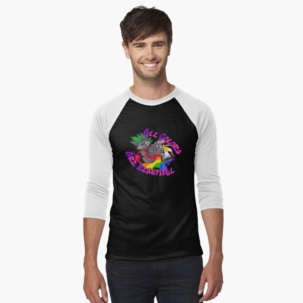 Item preview, Baseball ¾ Sleeve T-Shirt designed and sold by Mlice.