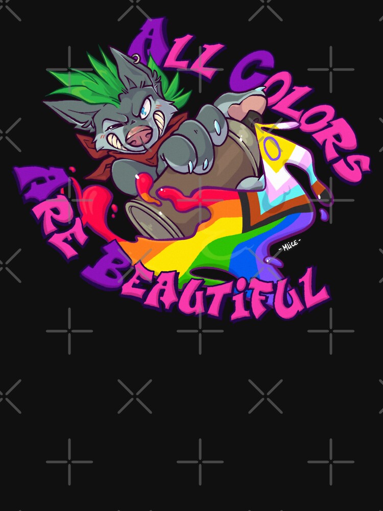 Thumbnail 7 of 7, Classic T-Shirt, - All Colors Are Beautiful - designed and sold by Mlice.