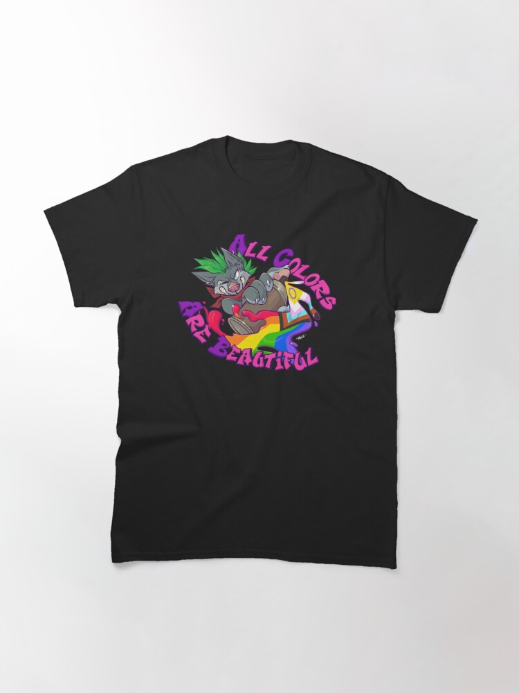 Thumbnail 2 of 7, Classic T-Shirt, - All Colors Are Beautiful - designed and sold by Mlice.