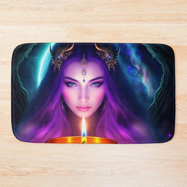 Item preview, Beautiful Demon Sorceress With Candle designed and sold by SolarisMoon.