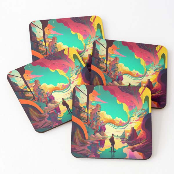 Item preview, Colorful magic lake designed and sold by fanzen69.