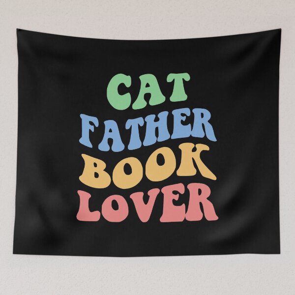 Item preview, Cat Father Book Lover IV designed and sold by Lemon Pepper.