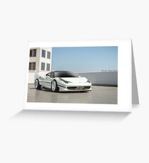 F40 458 Render Greeting Card