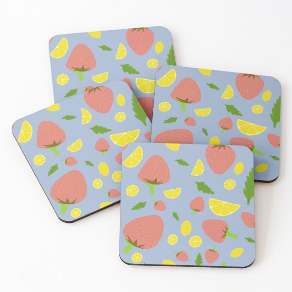 Item preview, Strawberry Lemonade Blue Grey designed and sold by khalidarose.