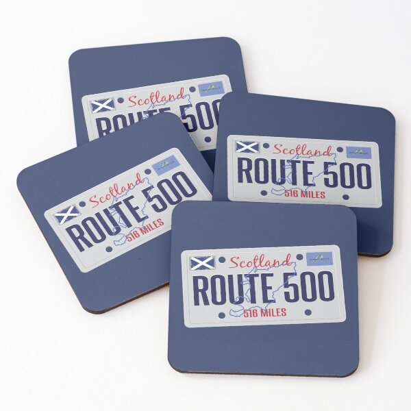 Item preview, Scotland Highland Route 500 Sticker T-Shirt 10 designed and sold by OuterShellUK.