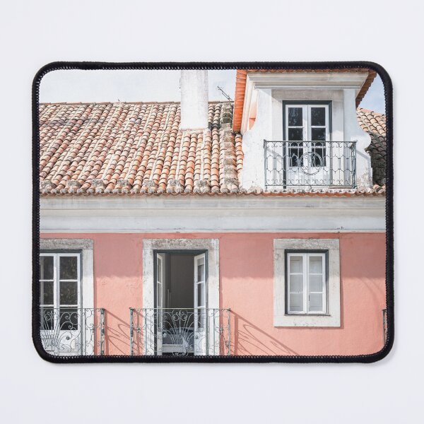 Item preview, Pink Facade | Alfama Lisbon Portugal designed and sold by PhotosByVille.