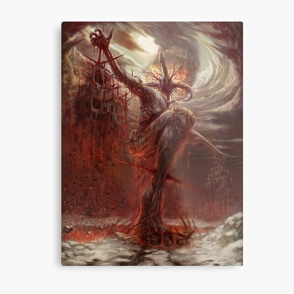 God of Pain Metal Print