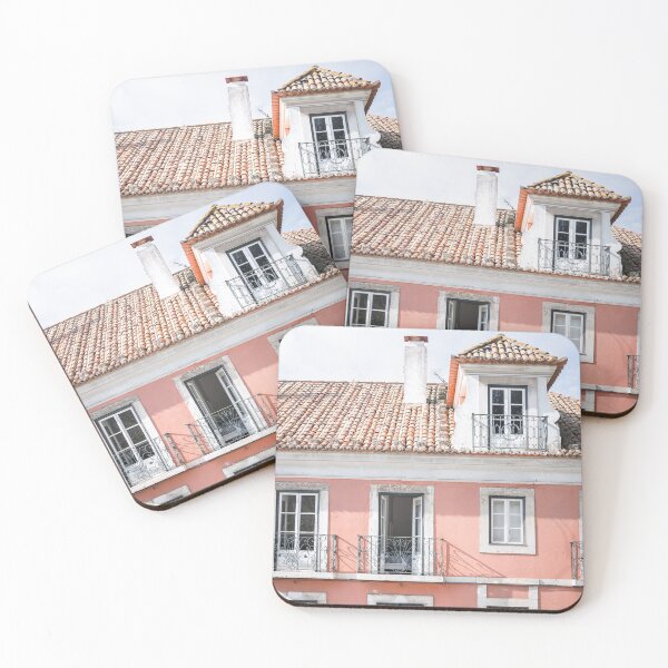 Item preview, Pink Facade | Alfama Lisbon Portugal designed and sold by PhotosByVille.
