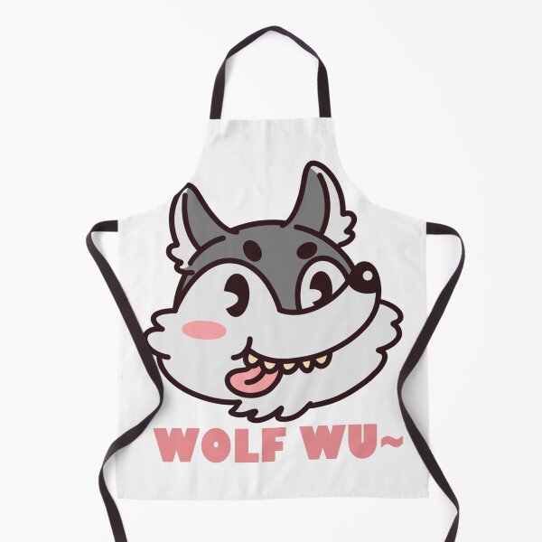 Item preview, Colorful wolf with flowers designed and sold by Lychee Design.