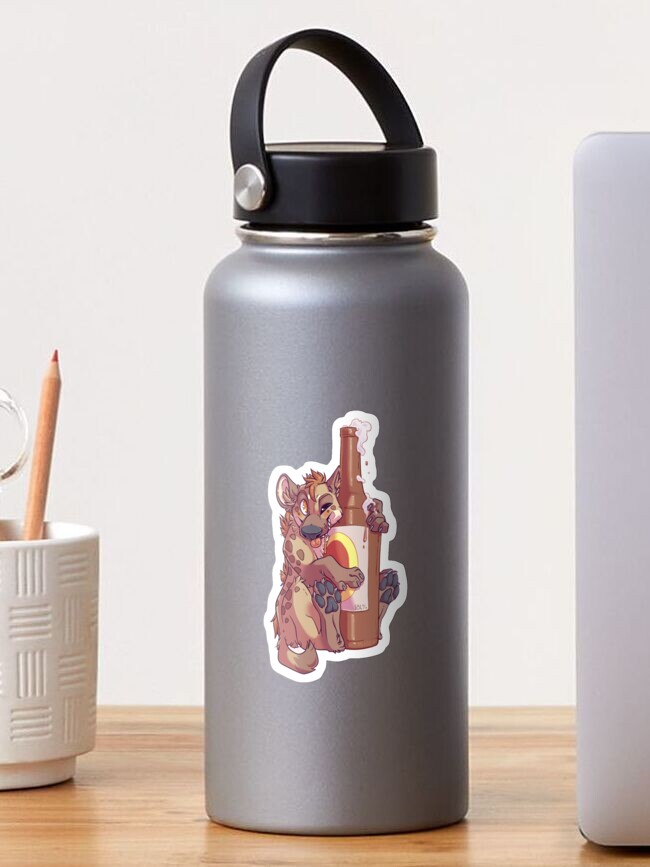 Sticker, [Yeen Beer] Brown Bottle designed and sold by Mlice