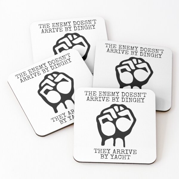 Item preview, Leftist Pro Immigration Quote - Pro Refugee Equality Art - Democratic Socialist Political designed and sold by RockFireMerch.