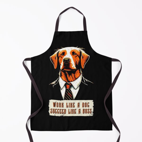 Item preview, Wise Business Dog Print Art: Work Like a Dog, Succeed Like a Boss designed and sold by GiveMeMood.