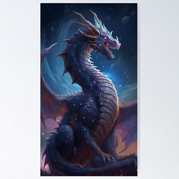 Cosmic Dragon Poster for Sale by natural-20s