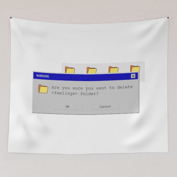Item preview, Delete feelings folder designed and sold by My Stato.