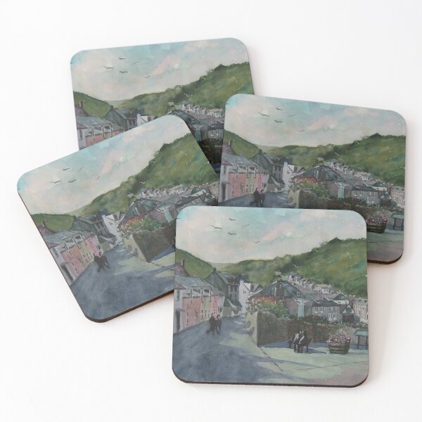 Item preview, “The Ebb of the Day” - Down Little Hill, Port Isaac, Cornwall designed and sold by timsmith.