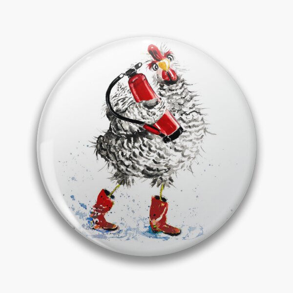 Item preview, hen fire extinguisher designed and sold by CorneliaPilz.