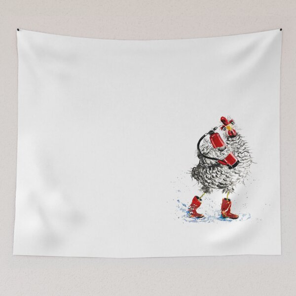 Item preview, hen fire extinguisher designed and sold by CorneliaPilz.