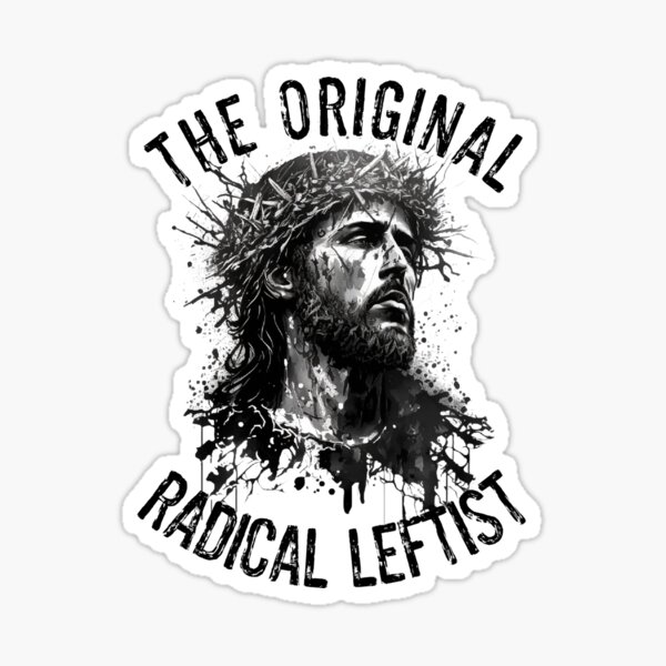 Aperçu de l'œuvre Jésus le chrétien progressiste de gauche radical d'origine créée et vendue par The Junto Shop.