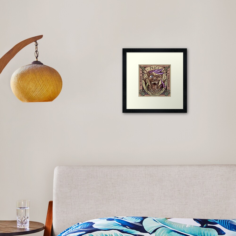 Item preview, Framed Art Print designed and sold by Mlice.