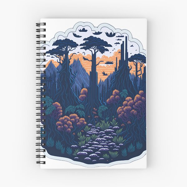 Item preview, Stone Temple Covered in Vines Sticker Fantasy Flowers Vector Illustration Highly Detailed Digital Painting Sticker Majestic Forest Trees Vector Image designed and sold by RedArtG09.