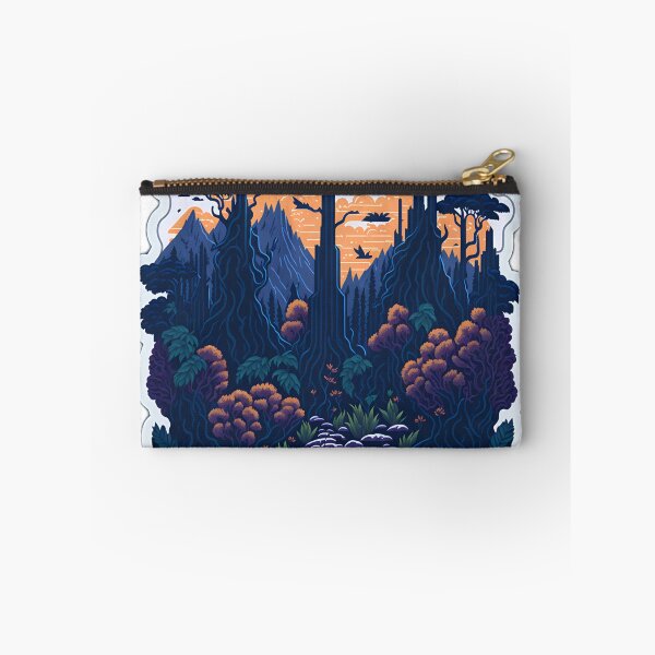Item preview, Stone Temple Covered in Vines Sticker Fantasy Flowers Vector Illustration Highly Detailed Digital Painting Sticker Majestic Forest Trees Vector Image designed and sold by RedArtG09.