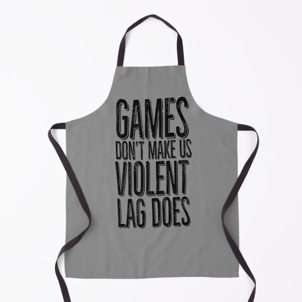 Item preview, Games don't make us violent, lag does designed and sold by PAINTMONKEYS.