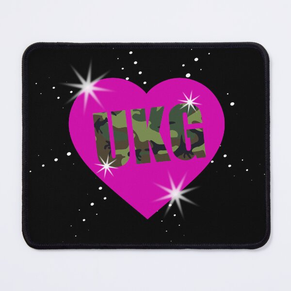 Item preview, UKG UK Garage Pink Heart Camo designed and sold by TreacleMustard.