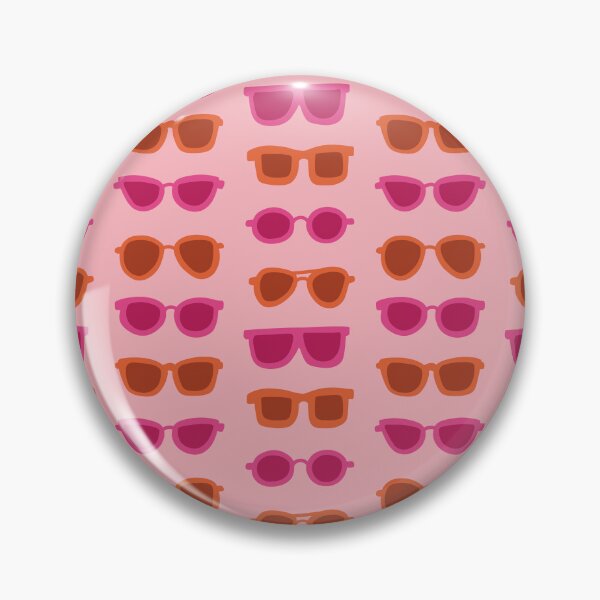 Item preview, Sunglasses Pattern (orange/pink) designed and sold by Design Minds Boutique.