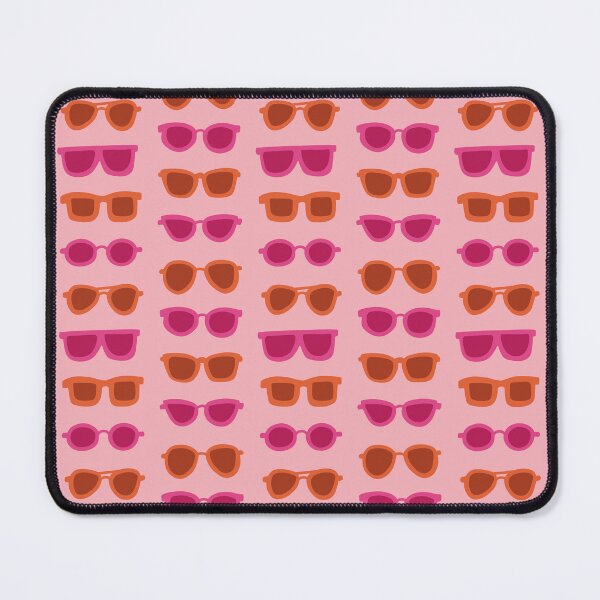 Item preview, Sunglasses Pattern (orange/pink) designed and sold by Design Minds Boutique.
