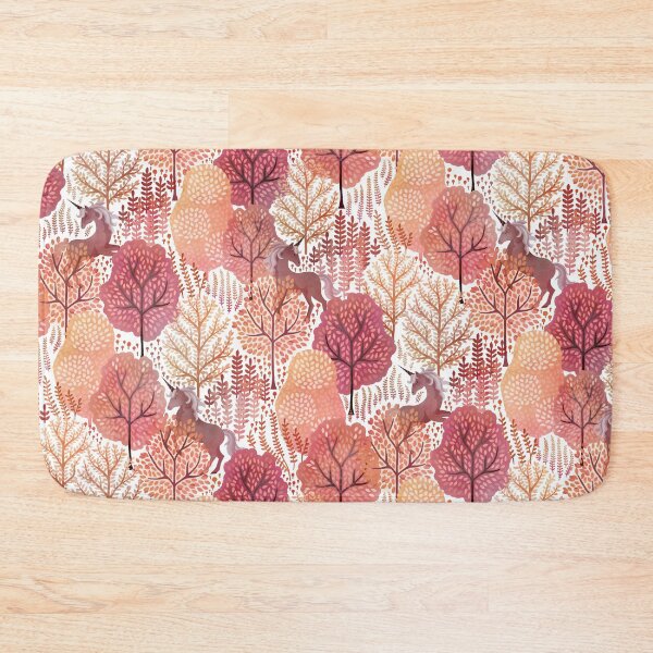 Item preview, Hidden unicorn woods autumn reds designed and sold by adenaJ.