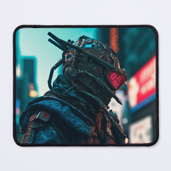 Item preview, Futuristic Cyberpunk Warrior designed and sold by VictorSchell.