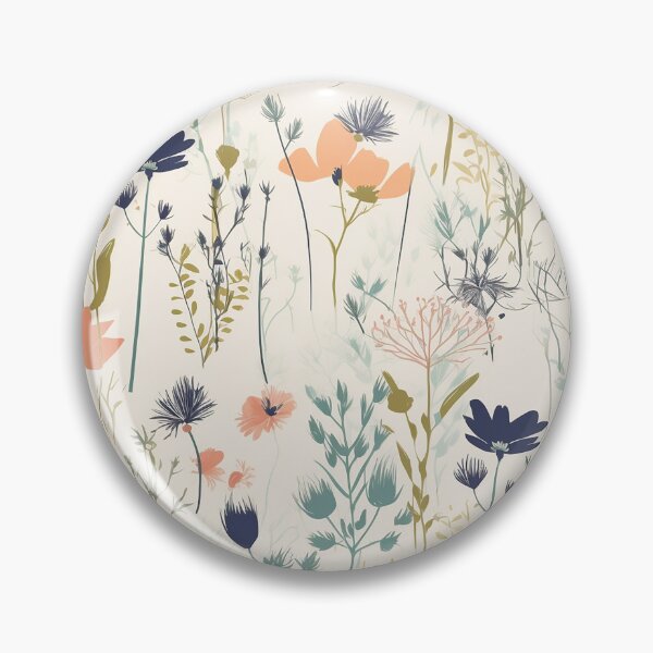 Aperçu de l'œuvre Motif botanique vintage fleur transparente créée et vendue par PolarInk.