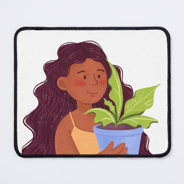 Item preview, Girl with plant designed and sold by MArtsDraw.