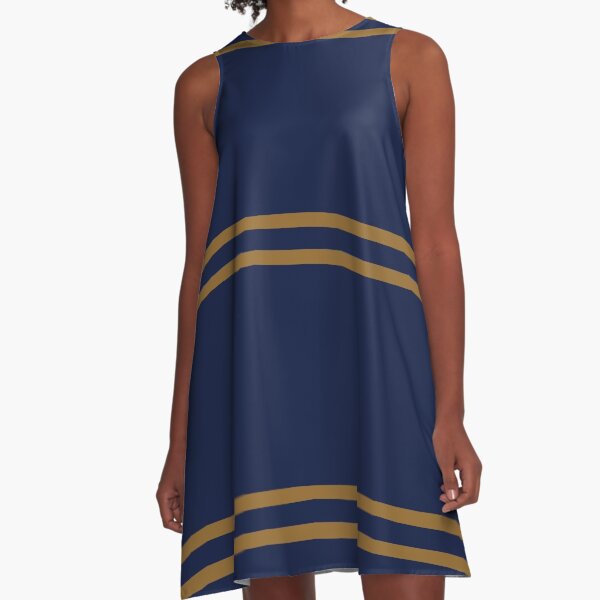 Item preview, Rowena Eagle House Colours Blue and Bronze Thin Stripes Athletic Sports Uniform designed and sold by ArtCounts.