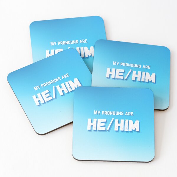 Item preview, Pronouns! He/Him designed and sold by CreativeSparks-.
