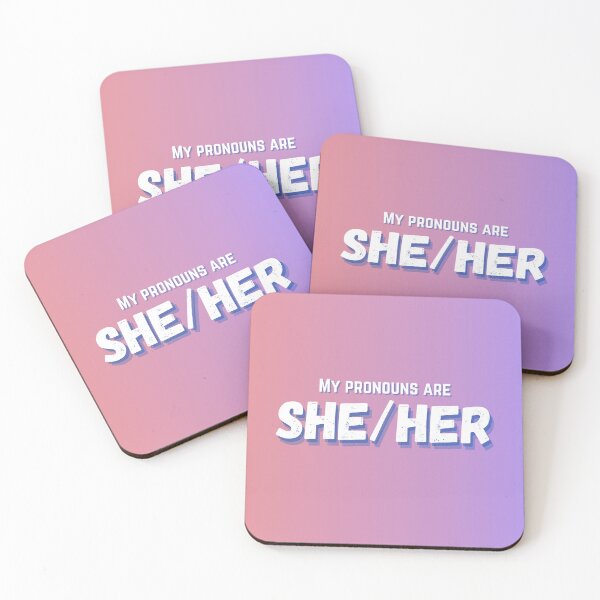 Item preview, Pronouns! she/her designed and sold by CreativeSparks-.