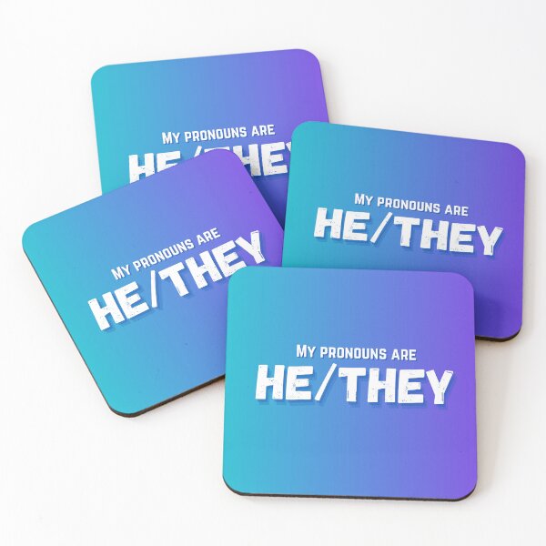 Item preview, Pronouns! He/They designed and sold by CreativeSparks-.