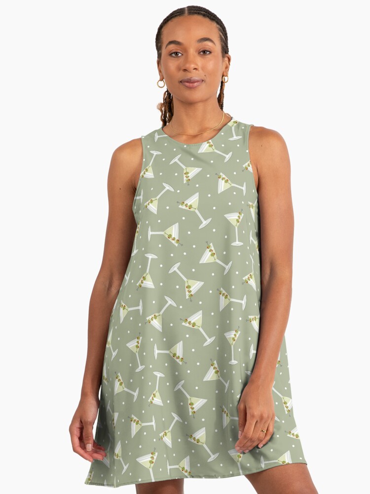 martini green dress Martini Midi Dress in Absinthe