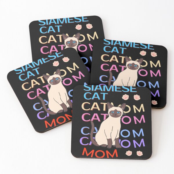 Item preview, Siamese Cat Mom Colored Text  designed and sold by lindab142.