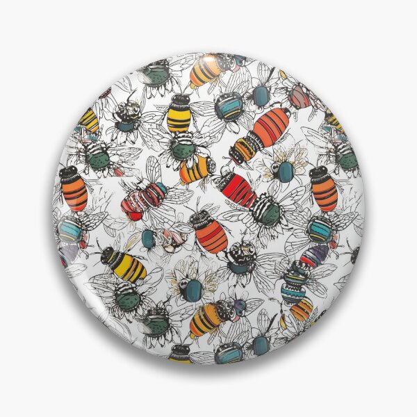 Item preview, Vintage Bee Pattern - A Garden  Design designed and sold by Mindful-Designs.
