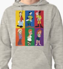 goofy movie characters Pullover Hoodie