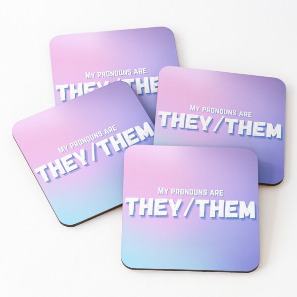 Item preview, Pronouns! They/Them designed and sold by CreativeSparks-.
