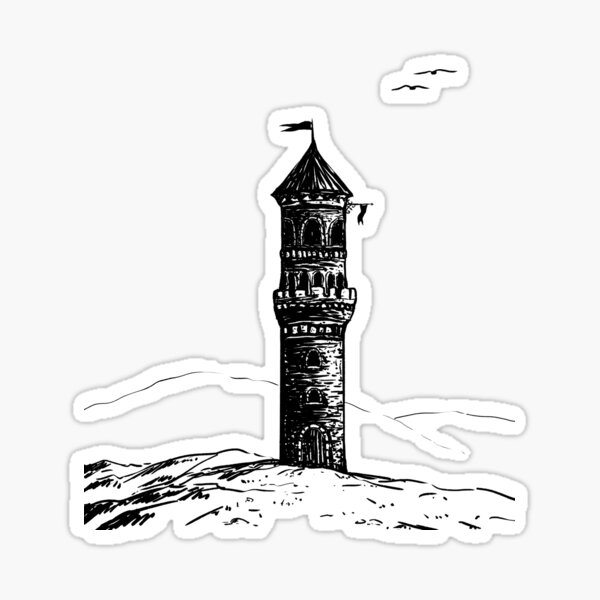 Tower of the Sea Sticker