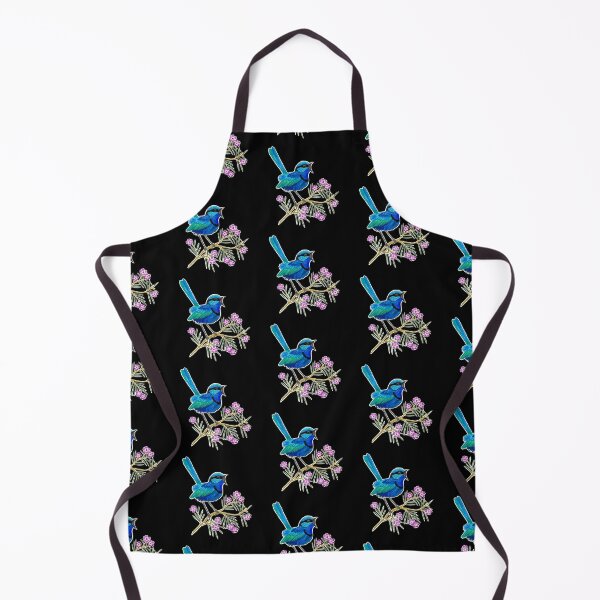 Item preview, Blue Wren and Geraldton Wax designed and sold by Soozie Wray.