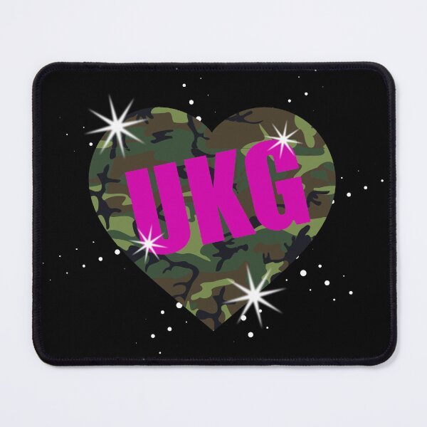 Item preview, UK Garage Music Camo Heart UKG designed and sold by TreacleMustard.