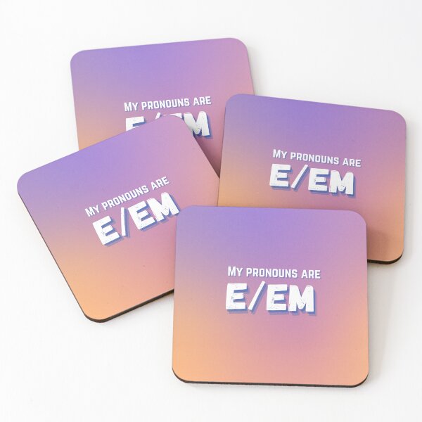 Item preview, Pronouns! E/Em designed and sold by CreativeSparks-.