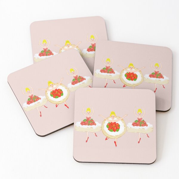 Item preview, Pavlova Ballerinas on lilac backgound designed and sold by carole hirst.