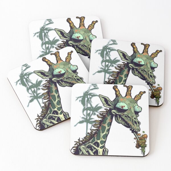 Item preview, high giraffe smoking weed designed and sold by futuresimo04.